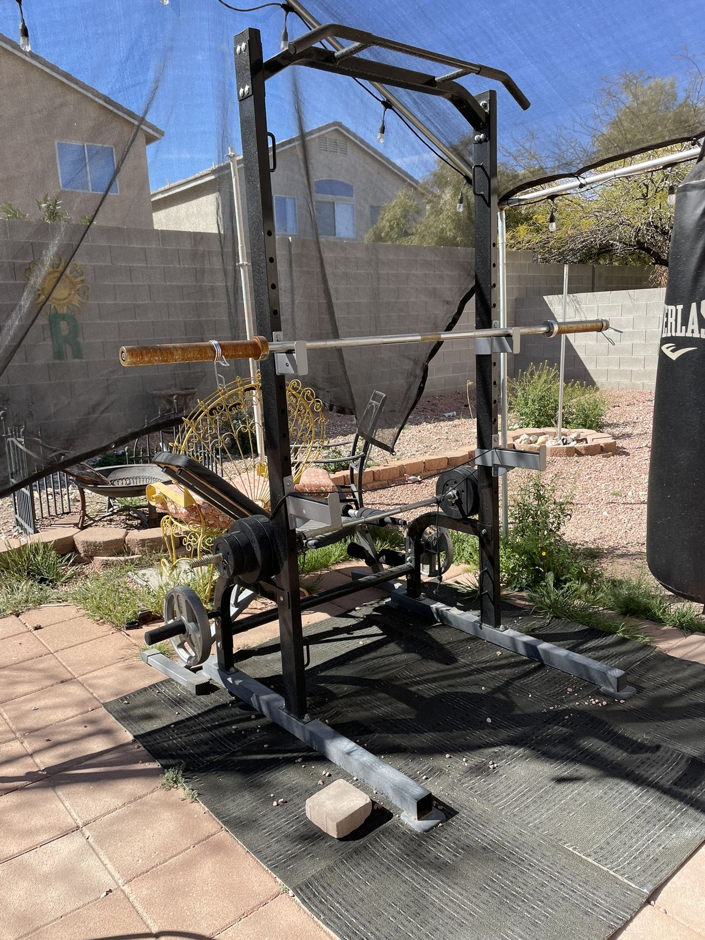Squat Rack And Weights For Sale! for Sale in Las Vegas, NV OfferUp