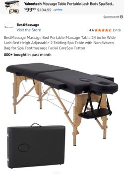 Massage Therapy Portable Table