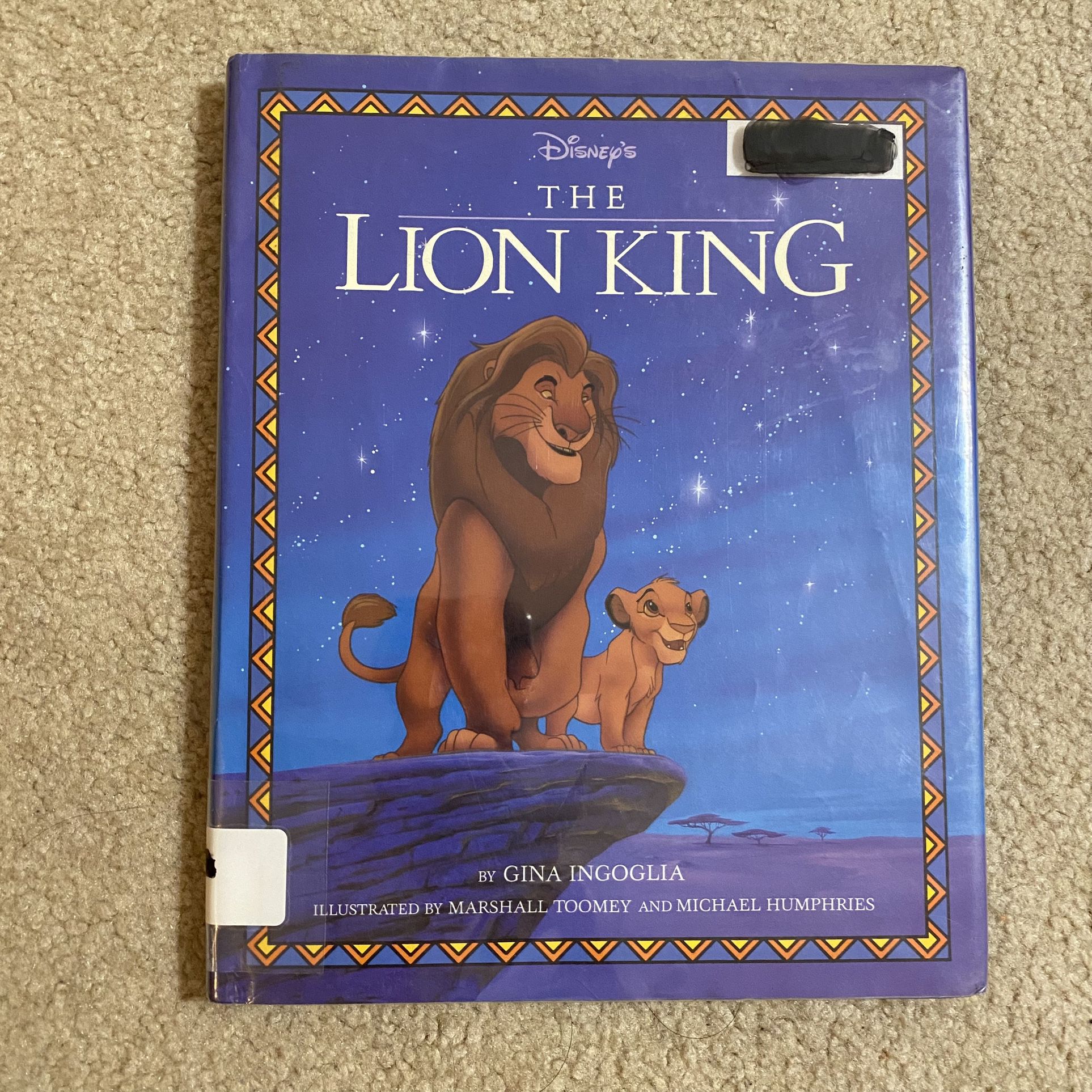Disney's the Lion King by Gina Ingoglia 1994 Illustrated Classics Hardcover DJ