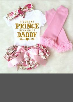 Onesies con calsonsito, medias y diadema