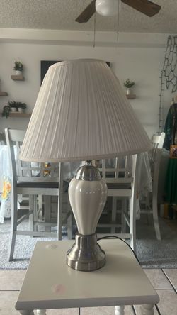 Table and lamp