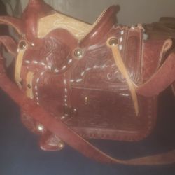 Leather Horse Bag