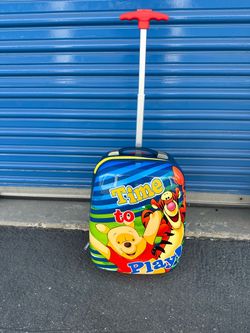 Heys Disney Winnie The Pooh Hard Shell Case Rolling Suitcase 18" Carry On Size