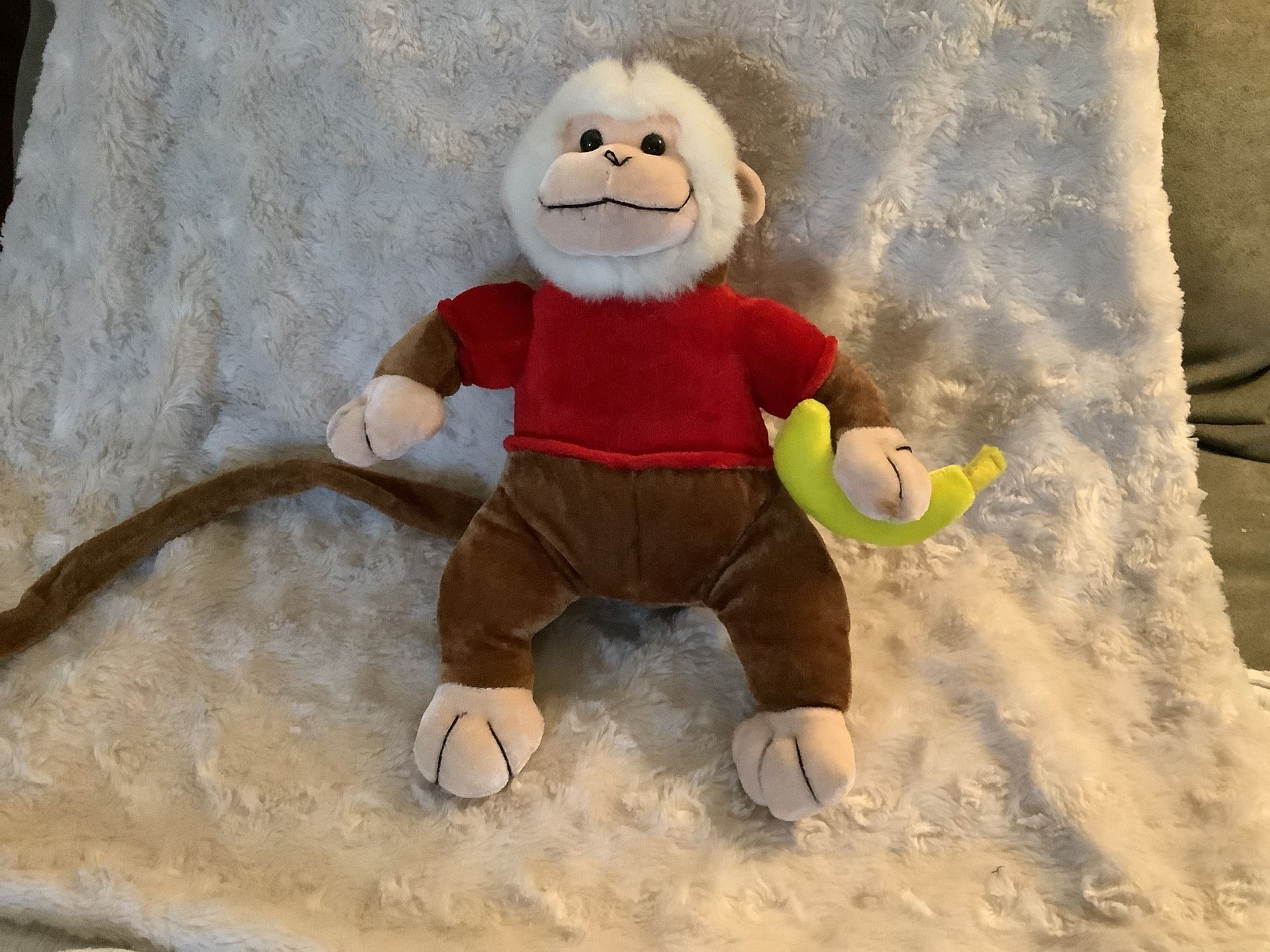 Stuffed Monkey 12” Tall