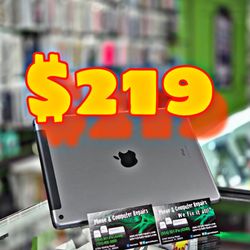 iPad 9th Generation 64 GB Wi-Fi + Cellular – UNLOCKED – Great Condition – Only $219