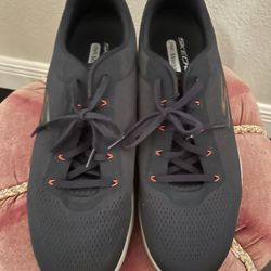 Sketchers Men’s Orange And Blue Sneakers 13