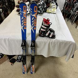 Head Ski Package With Boots And Bindings 