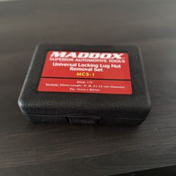 Maddox Universal Locking Lug Nut Removal Set