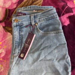 New Size 8 Slimming Effect Jean Women Heritage Tapered Leg Classic Rise 