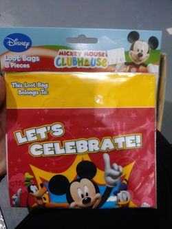 Mickey mouse loot bags