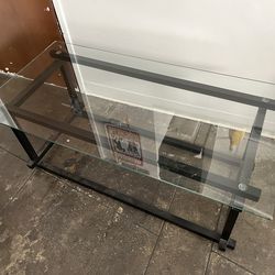Modern glass coffee table