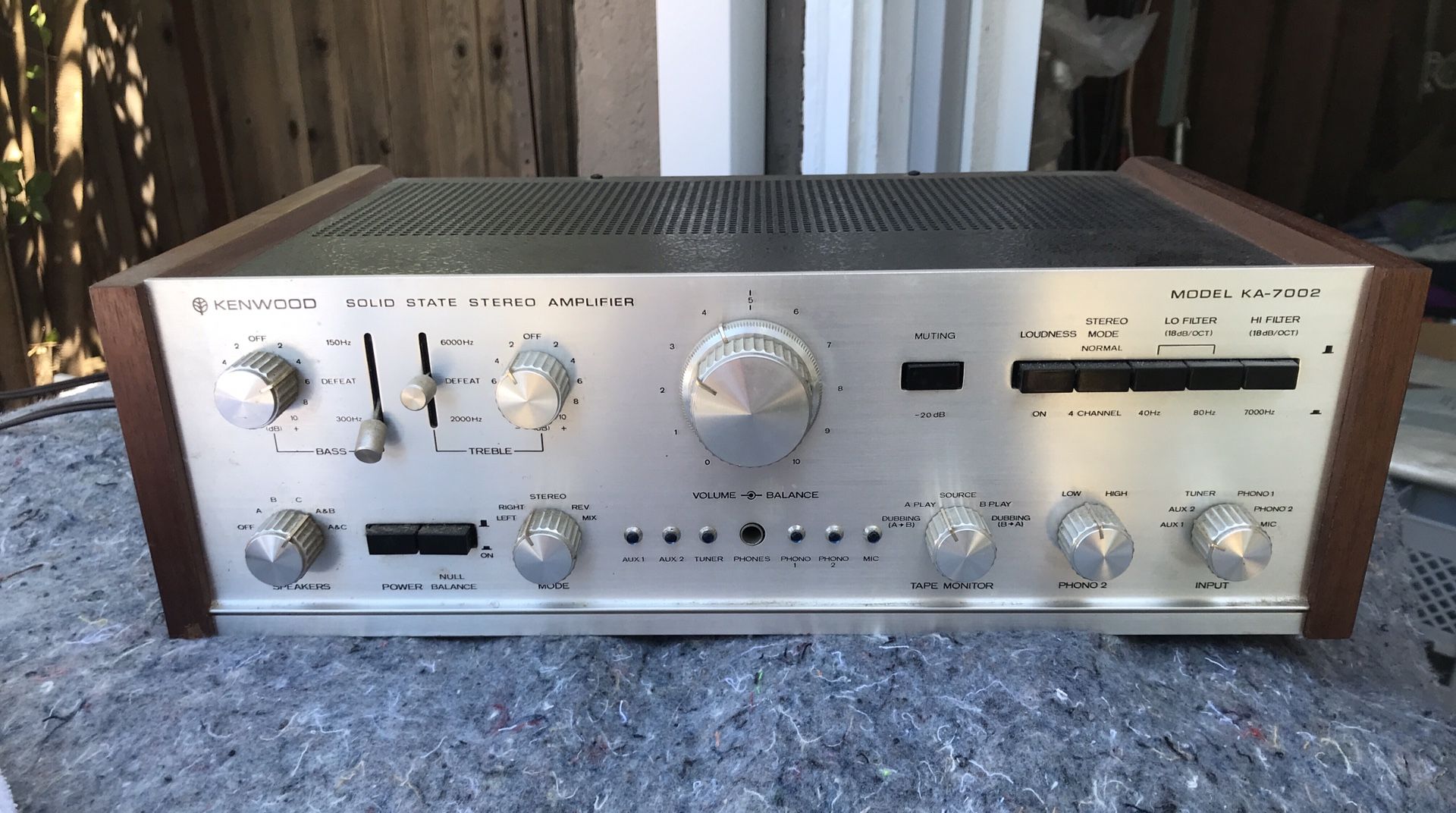 KENWOOD KA-7002 Solid State Stereo Integrated Amplifier