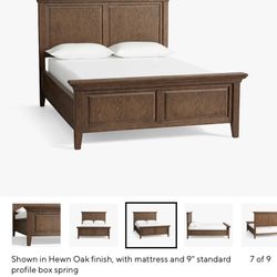 Pottery Barn Hudson, Bedframe And Side Tables, Queen
