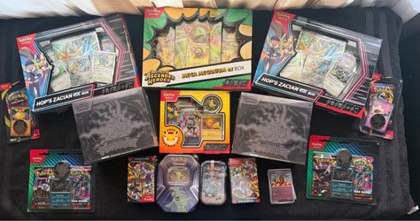 Pokémon TCG Sealed Collection Lot – Pitch Black ETBs, Hop’s Zacian ex, Ascended Heroes & More