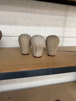 Canvas Wig Head Mannequin Blocks Set of 3