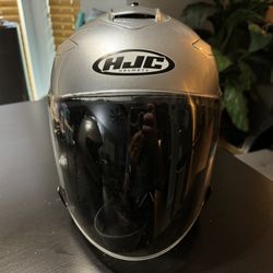 2 Three-Quarter Motorcycle Helmets Size Medium and XL