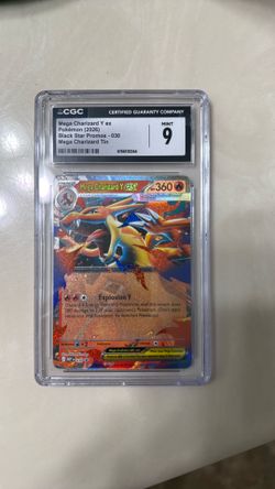 Mega Charizard Y ex Black Star Promos 030 CGC MINT 9