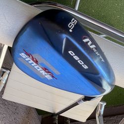 NEXTT Golf Smoke 0803 Soft Cast 56* Sand Wedge w/Apollo Steel Stiff Shaft