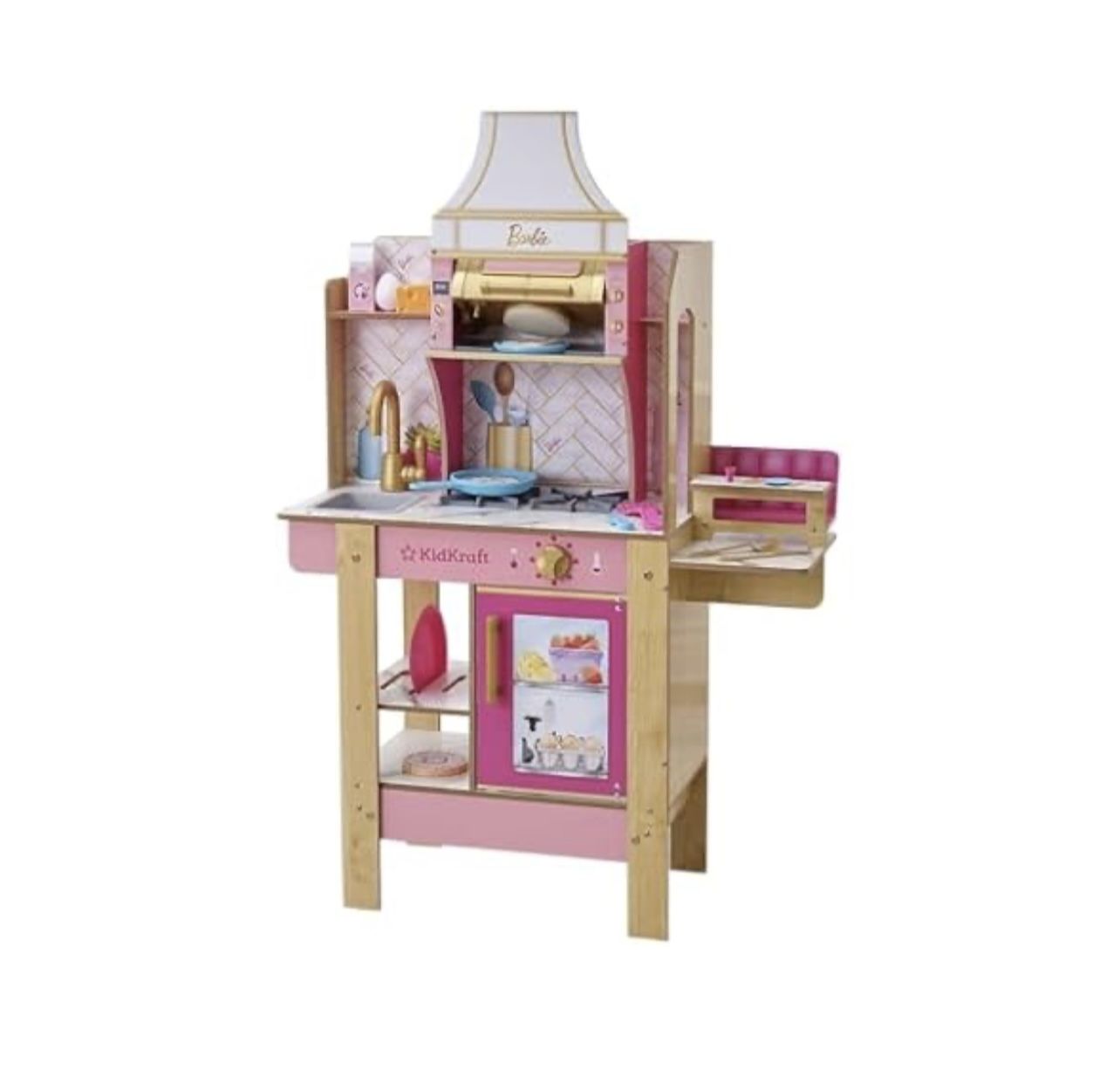 *NEW* KidKraft Cook with Barbieâ„¢ Wooden Play Kitchen with Lights, Sounds & 30 Accessories