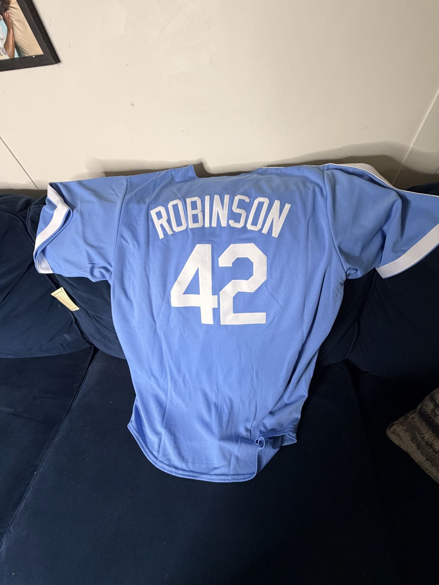 Brooklyn Dodgers Jackie Robinson Jersey size XLT