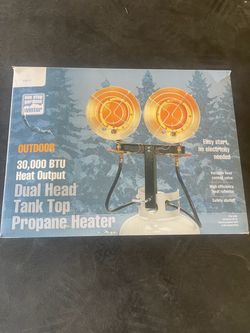 Dual Head Tank Top Propane Heater