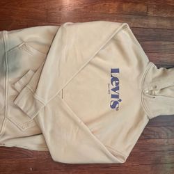 Beige Levi Hoodie