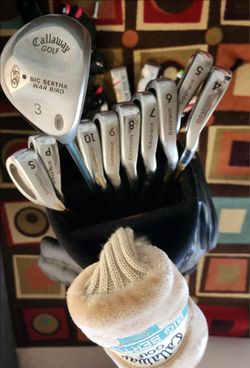Women golf set AVDP, Callaway Big Bertha 3 and Goldwin bag