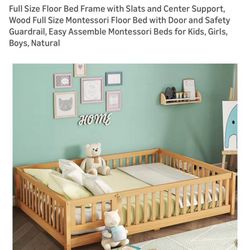 Montessori Floor Bed With Mattress 