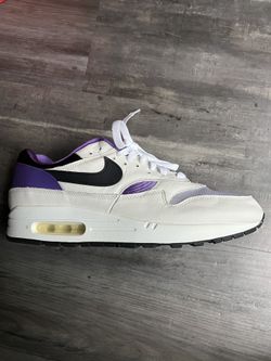 Nike Air Max 1 White Purple Size 10 