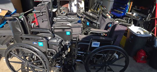 Lot of Used Medline Wheelchairs