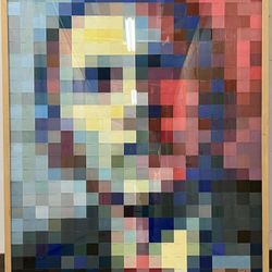 Iconic “Hope” Poster In Pantone Chips