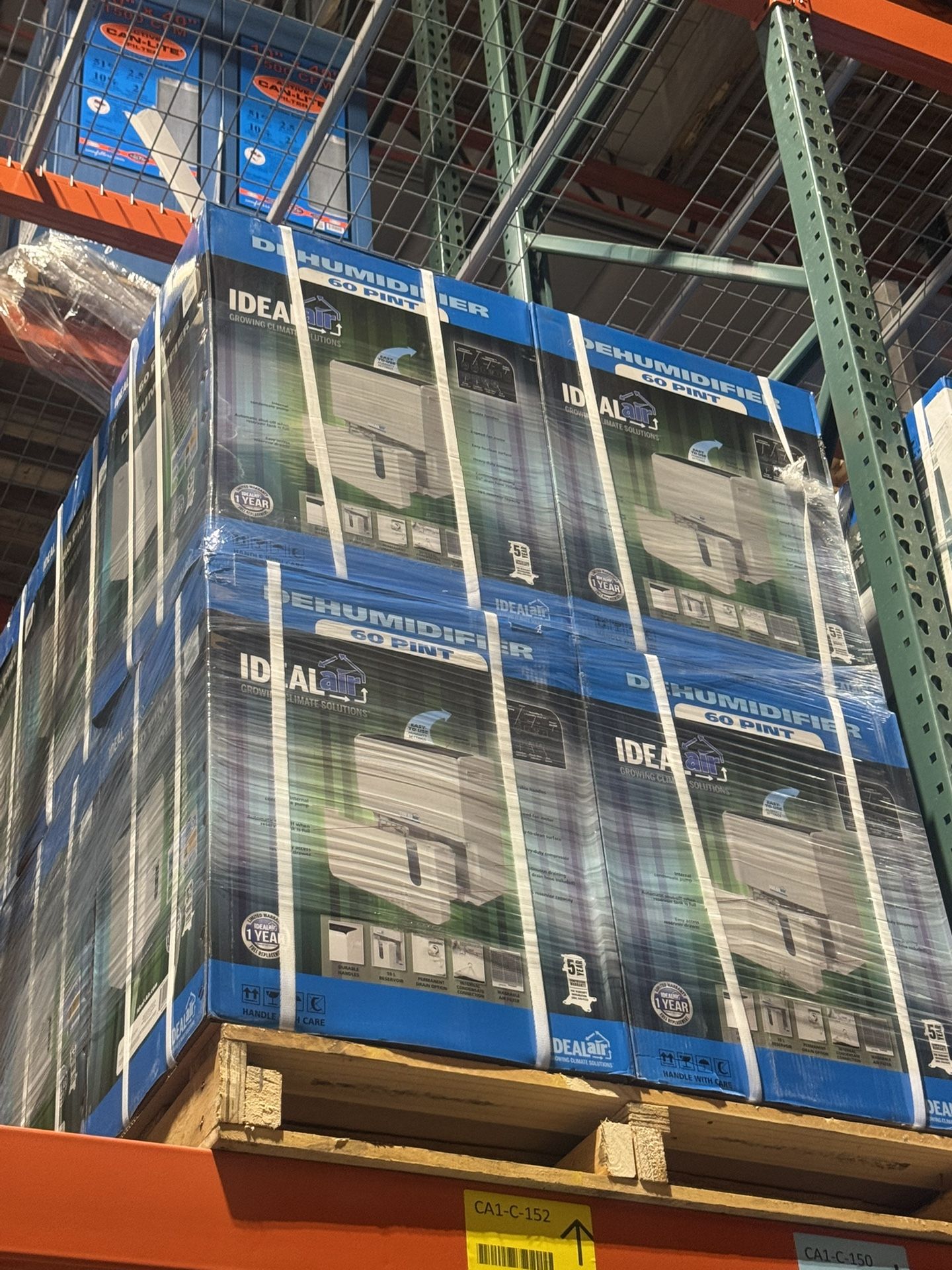 Ideal-Air 60 - 120 pint dehumidifier NEW