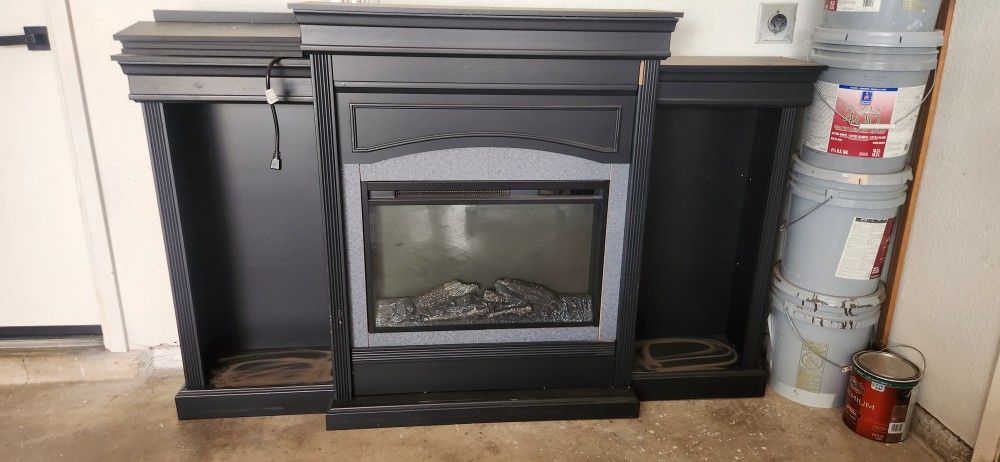 Electrical Fire Mantel