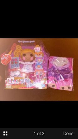 Lalaloopsy doll with pajamas (new)