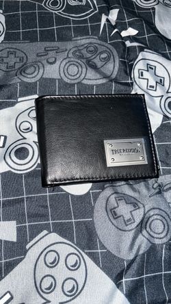 True Religion Brand Jeans Black Bifold Wallet