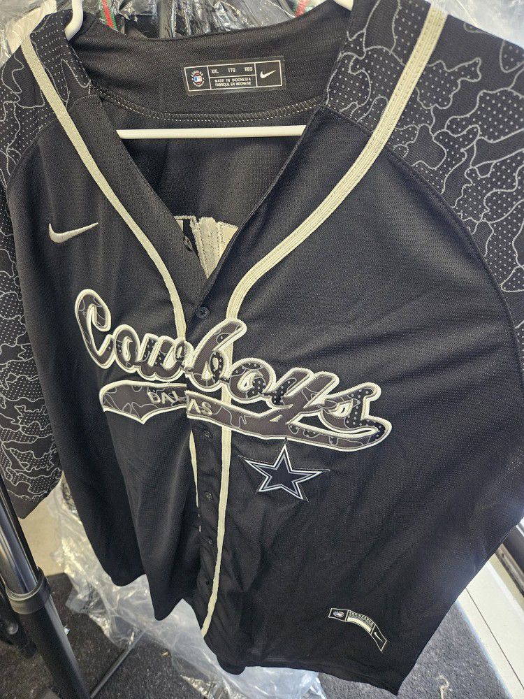 Dallas Cowboys Parsons Black Camouflage Baseball Jersey Limited 