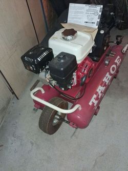 Tahoe gas  air compressor like new