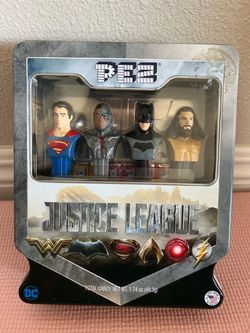 Justice League Character Pez Candy Dispenser Set - Multicolor