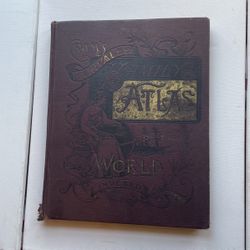 CRAM'S UNRIVALED ATLAS OF THE WORLD INDEXED 1889