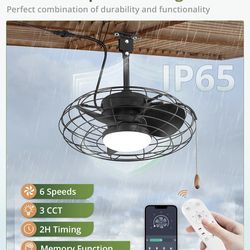 Outdoor ceiling  fan new 18” I have 9 asking $78 each