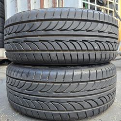 (2) 205 55 15 Bridgestone Tires 