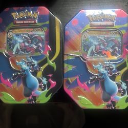 2 Mega charizard x tins