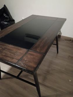 Kitchen dining table w wine holders