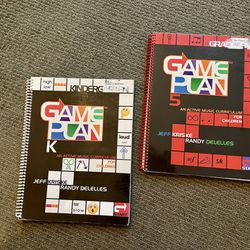Gameplan Kindergarten And Grade Five (5) Music Curriculum Books