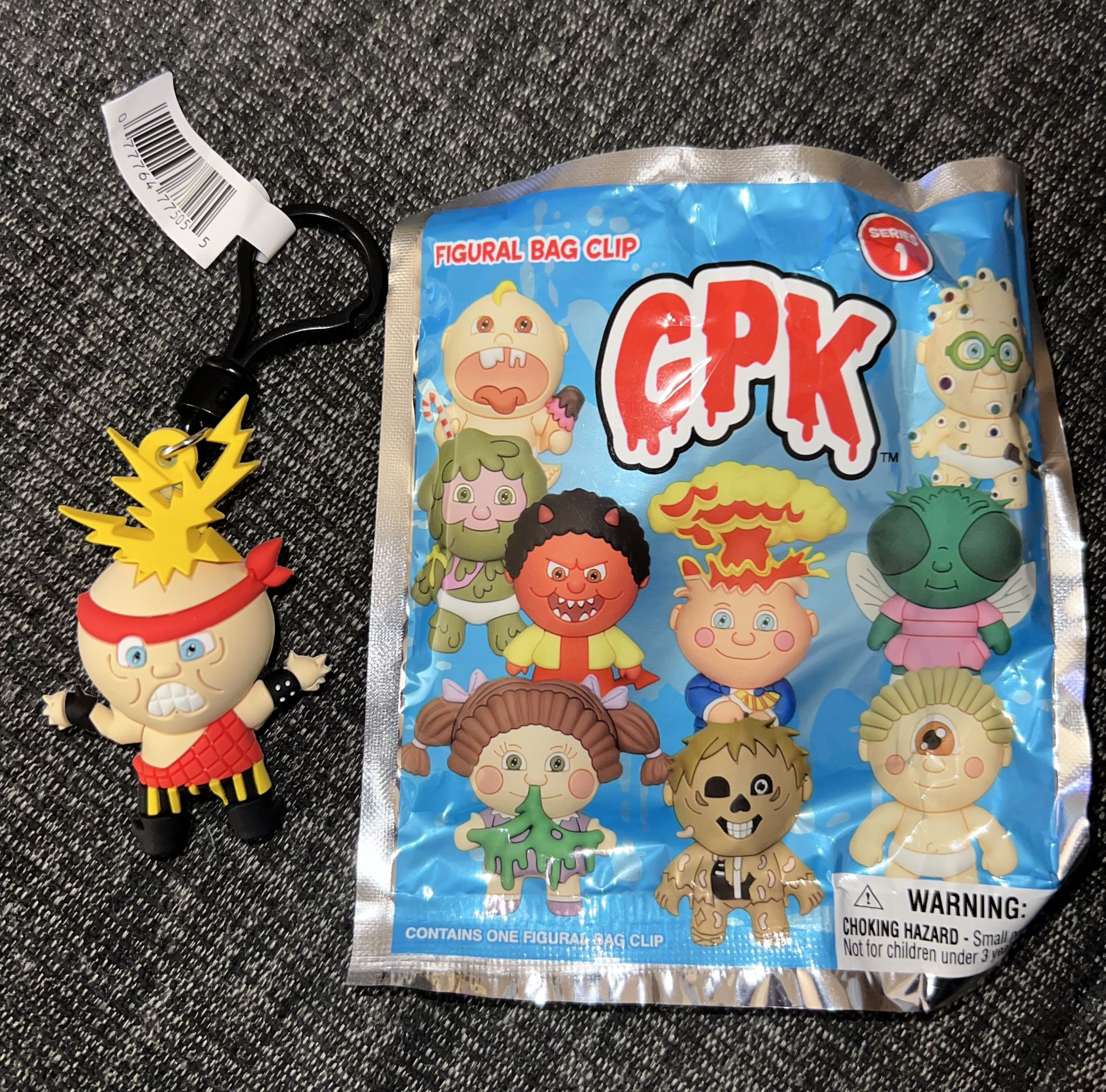 Garbage Pail Kids S1 3D Bag Clip 