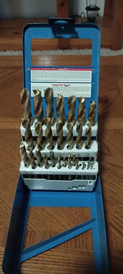 https://offerup.com/redirect/?o=SFNTLk1JVA== Gold anodized drill bit set