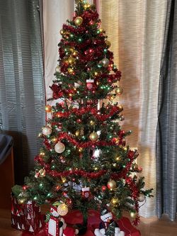 Árbol De Navidad Con Luces Incluidas. 6 Pies