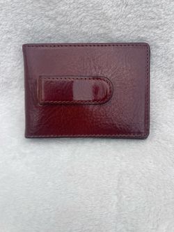 Scully leather wallet RFID money clip bifold