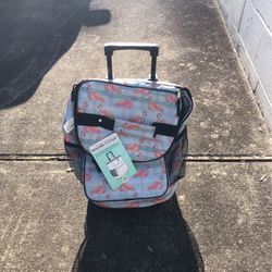 Home essentials and beyond flamingo 36 can rolling cooler