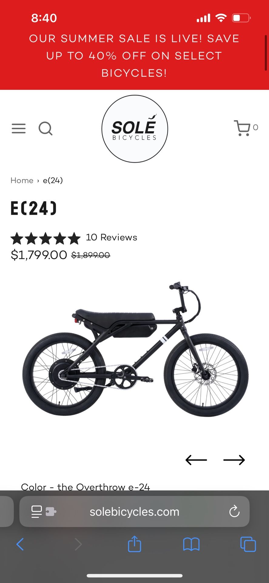 Sole 24 E-Bike